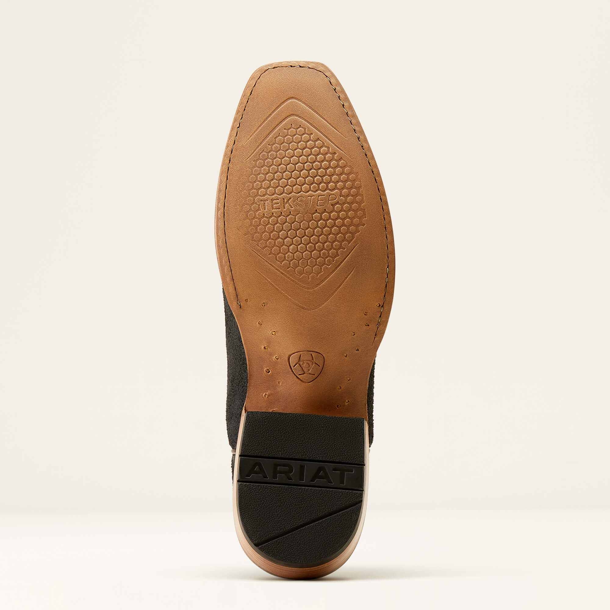 Futurity Rider Cowboy Boot Men - SMOKEY ROUGHOUT/BLACK