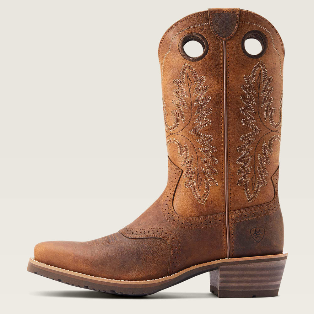 Hybrid Roughstock Square Toe Cowboy Boot Men - SORREL CRUNCH