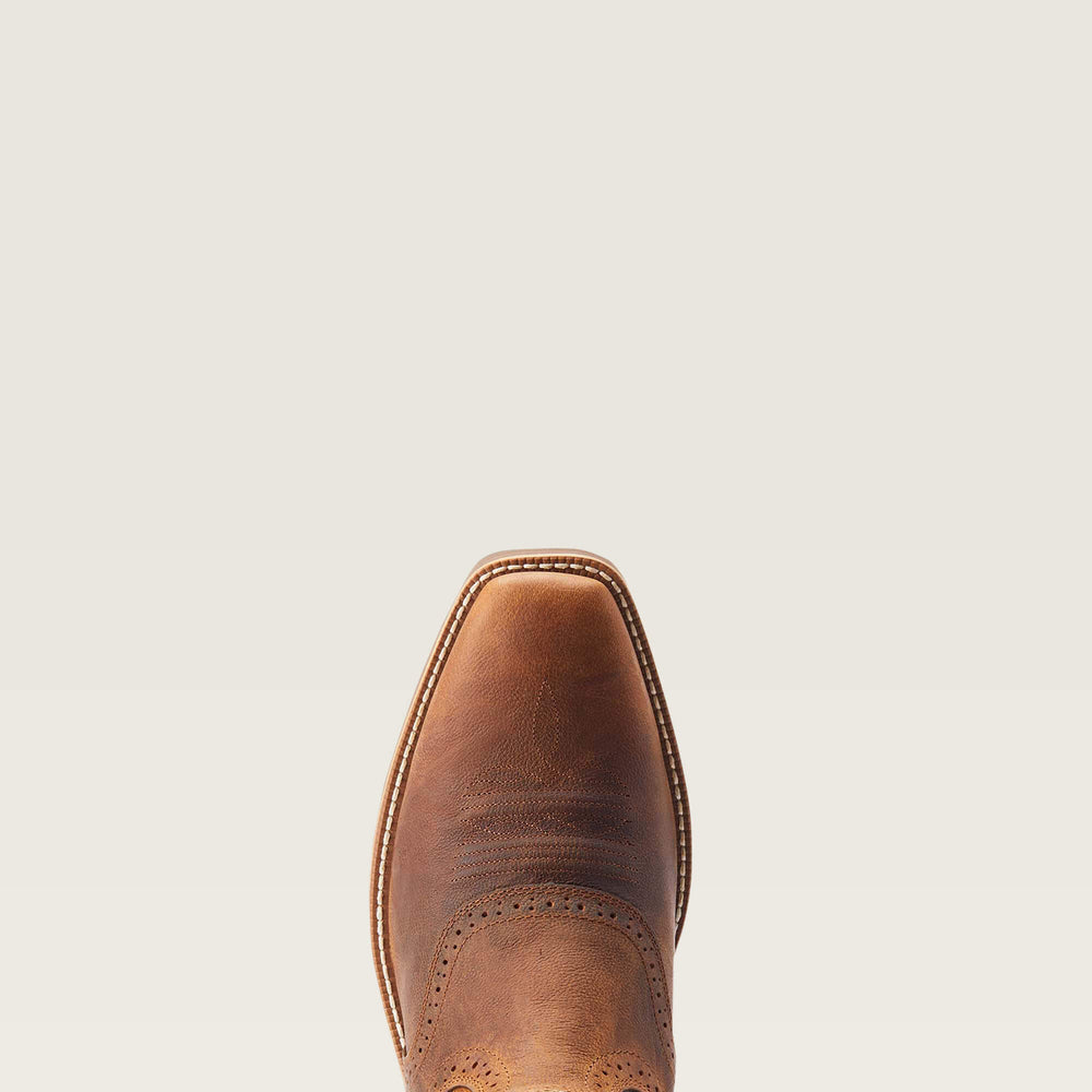 Hybrid Roughstock Square Toe Cowboy Boot Men - SORREL CRUNCH