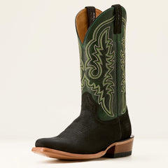 Futurity Relentless Bama Fury Cowboy Boot Men - BLACK BISON/LUCKY CLOVER