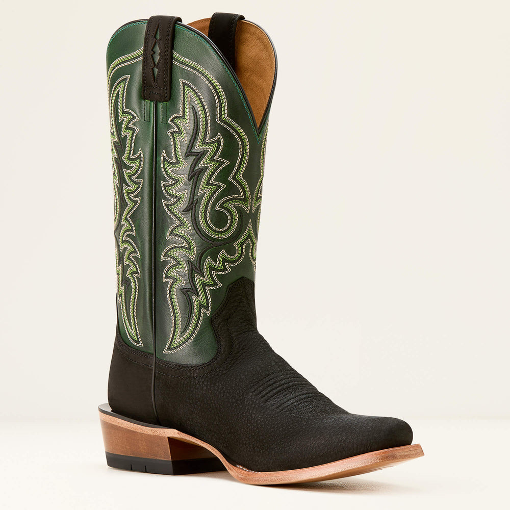 Futurity Relentless Bama Fury Cowboy Boot Men - BLACK BISON/LUCKY CLOVER