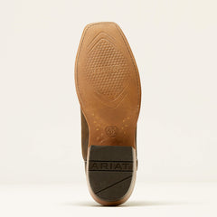 Futurity Time Cowboy Boot Men - OLIVE ROUGHOUT/COPPER CRUNCH