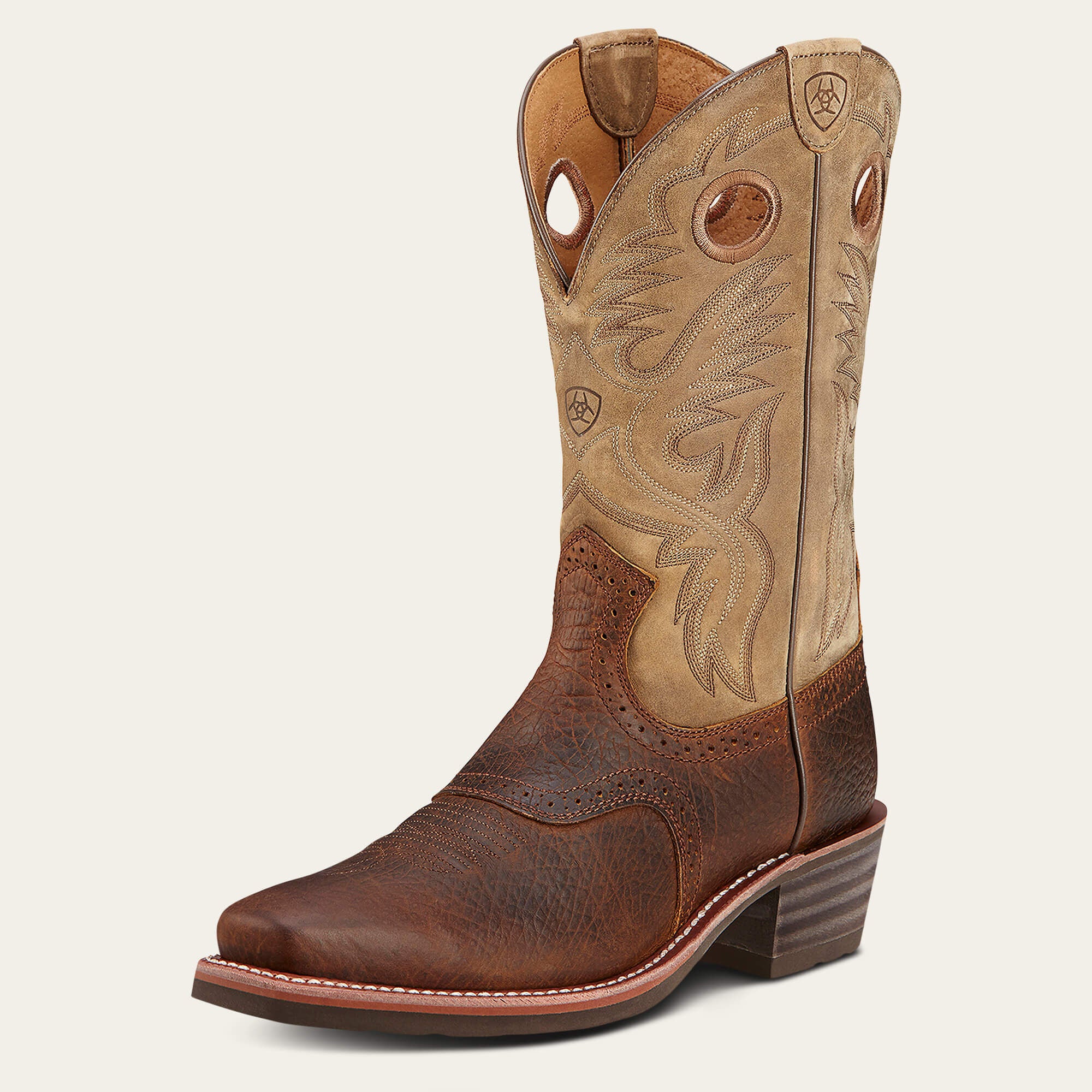 Heritage Roughstock Cowboy Boot Men - EARTH/BROWN BOMBER