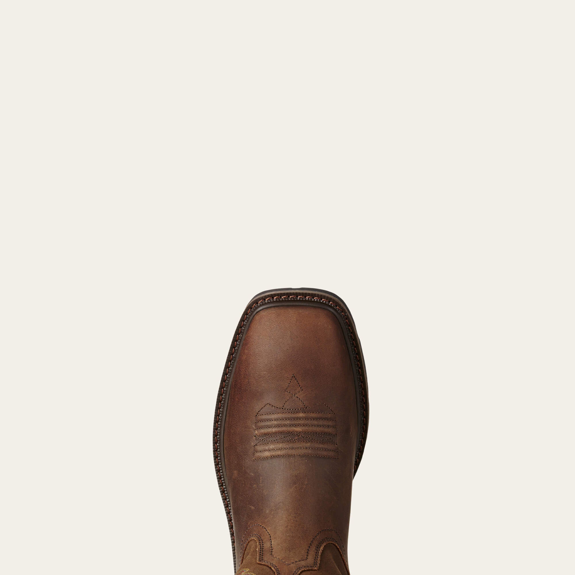 Groundbreaker Wide Square Toe Steel Toe Work Boot Men - BROWN