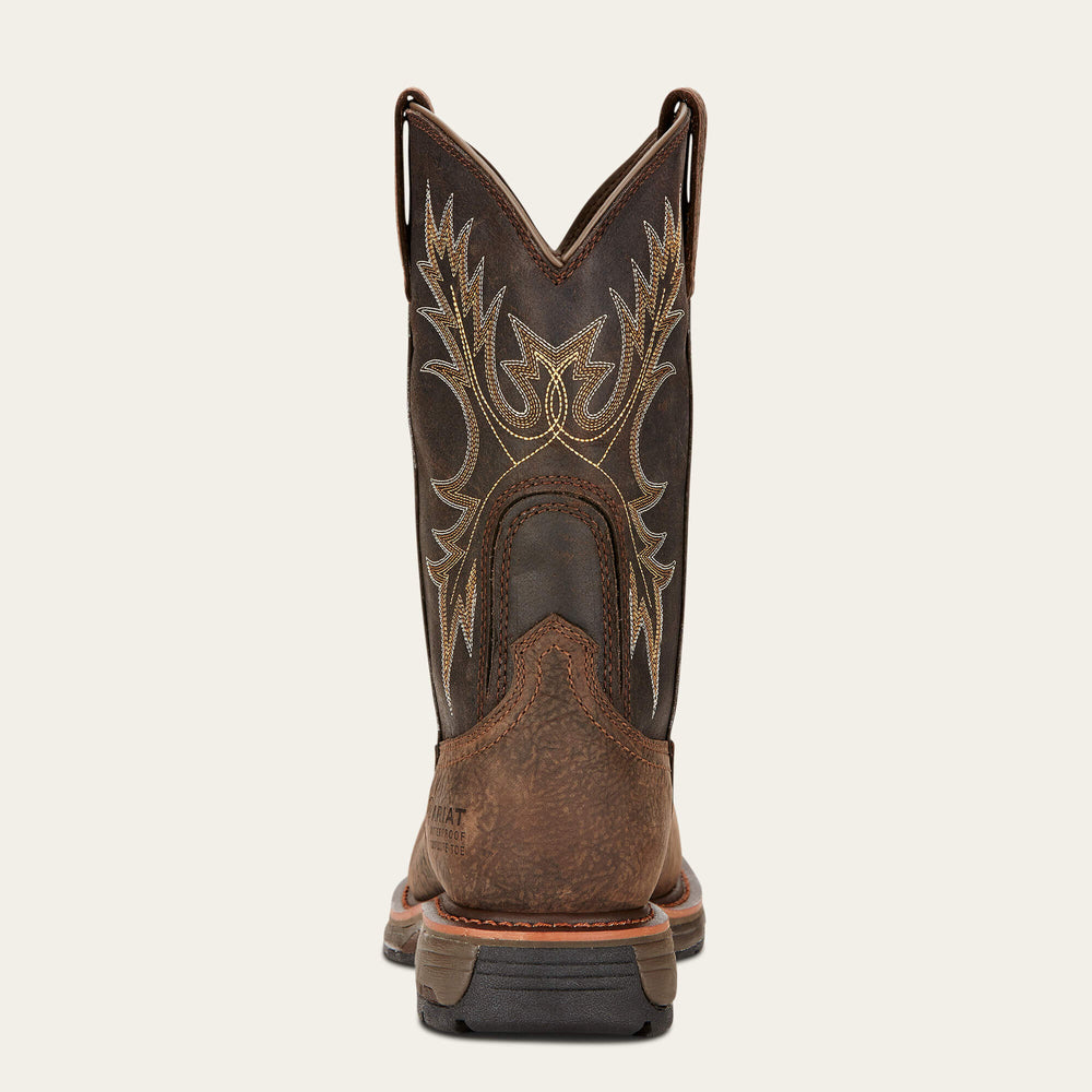 WorkHog Waterproof Composite Toe Work Boot Men - BRUIN BROWN