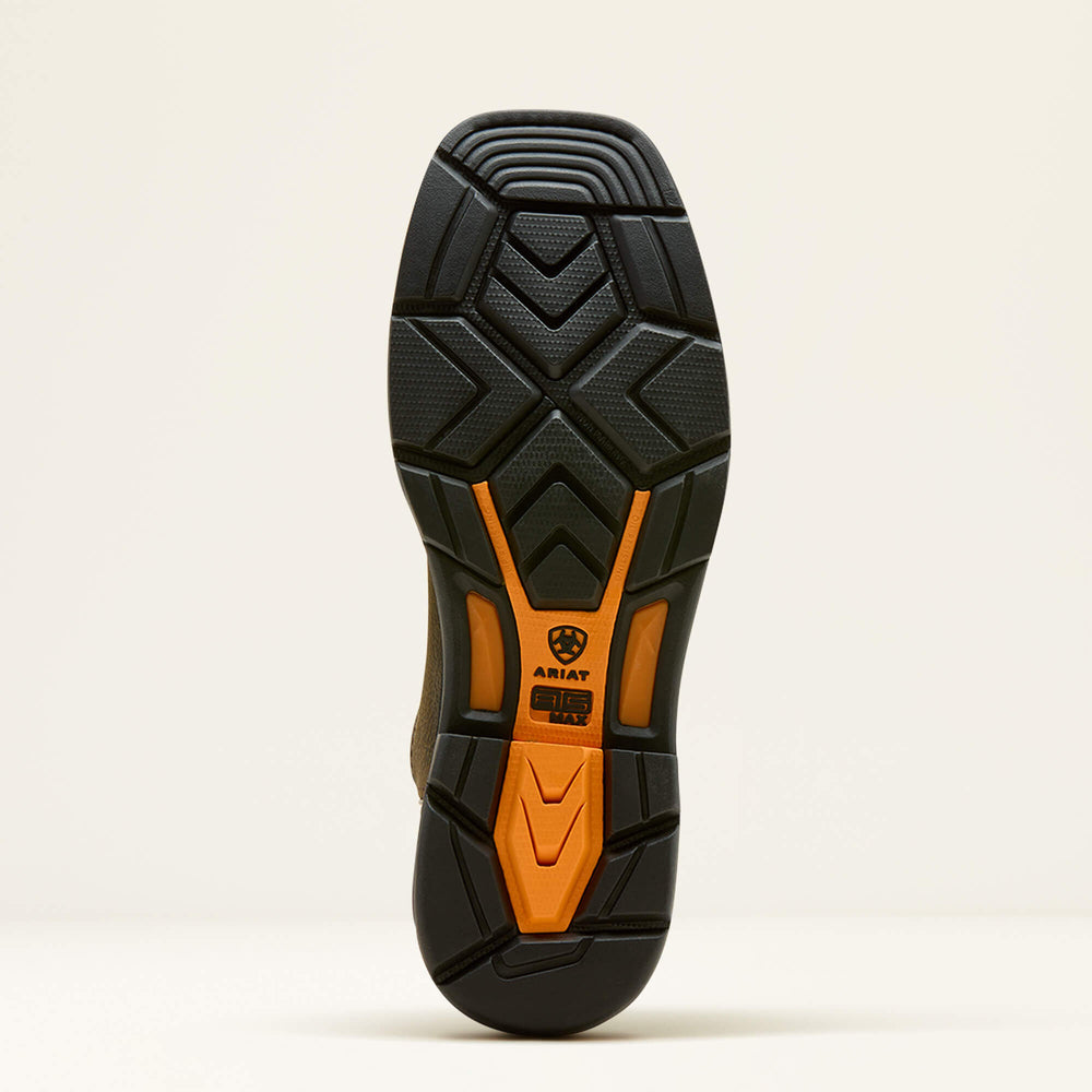 WorkHog XT Bolt Skull Waterproof Wide Square Toe Carbon Toe Work Boot Men - IRON COFFEE/BLACK