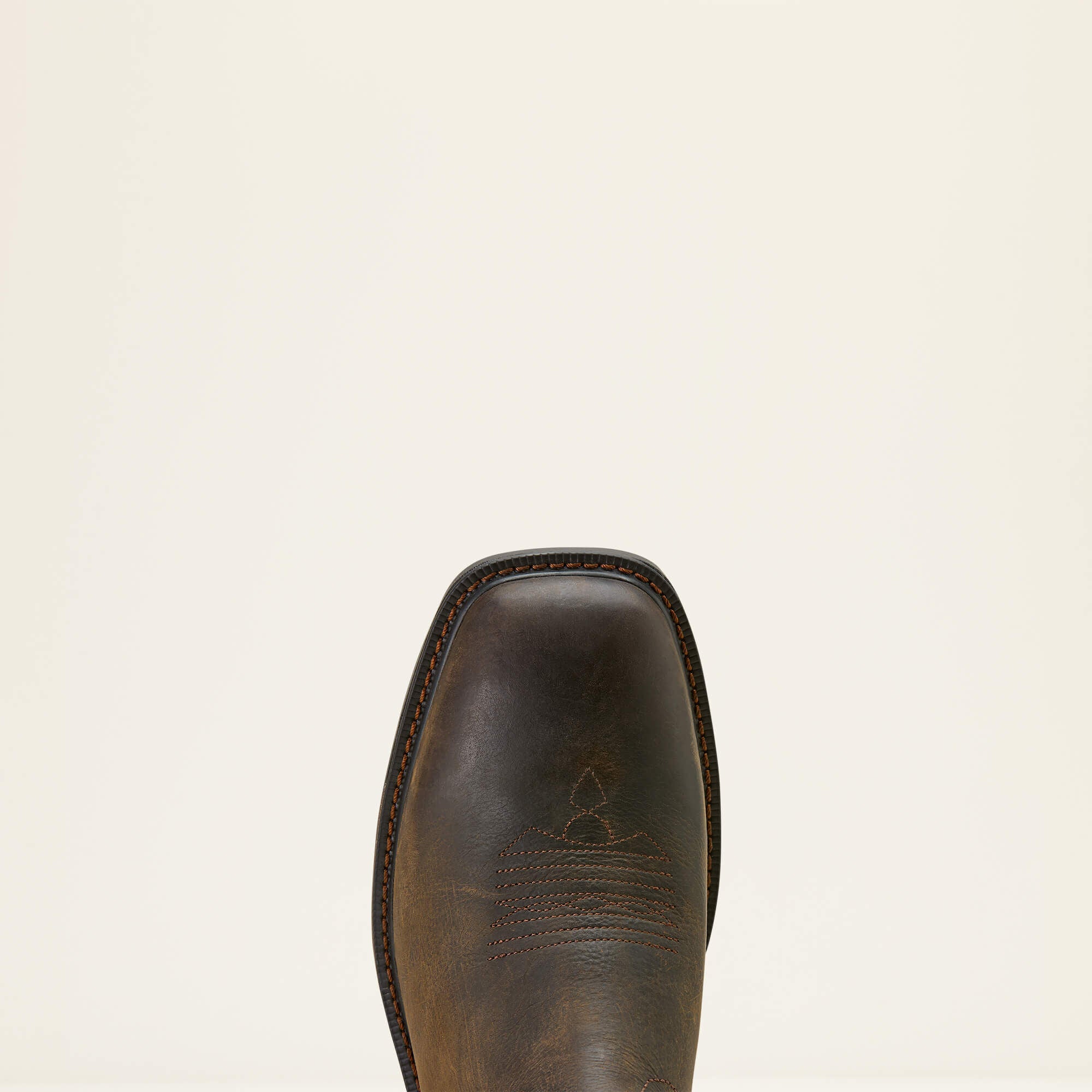 Groundbreaker Wide Square Toe Waterproof Work Boot Men - DARK BROWN