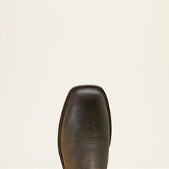 Groundbreaker Wide Square Toe Waterproof Work Boot Men - DARK BROWN
