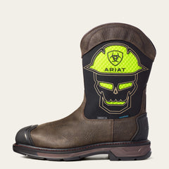 WorkHog XT VentTEK Bold Waterproof Carbon Toe Work Boot Men - IRON COFFEE