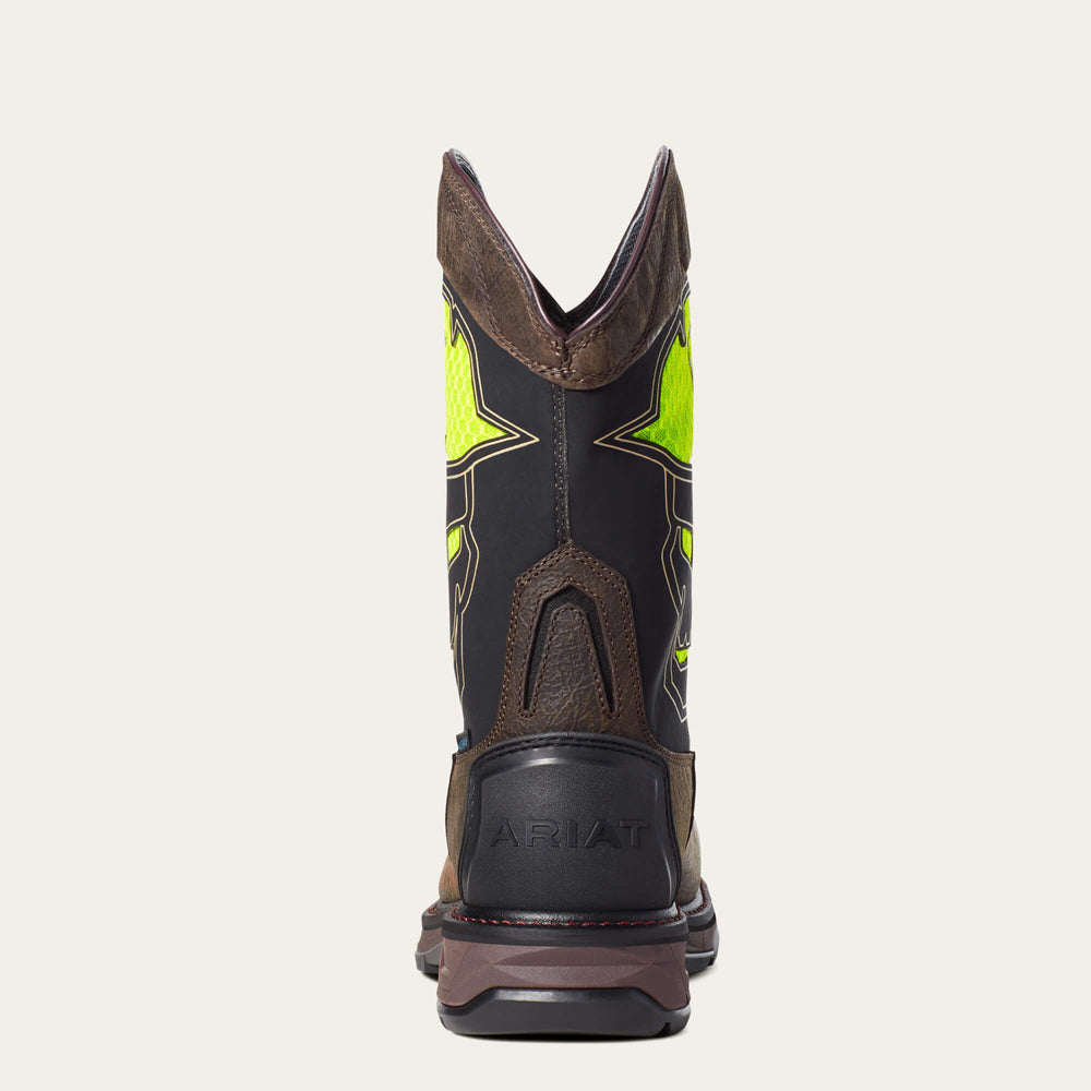 WorkHog XT VentTEK Bold Waterproof Carbon Toe Work Boot Men - IRON COFFEE