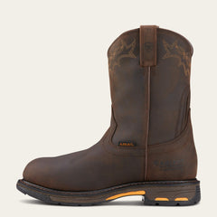 WorkHog Waterproof Composite Toe Work Boot Men - OILY DISTRESSED BROWN