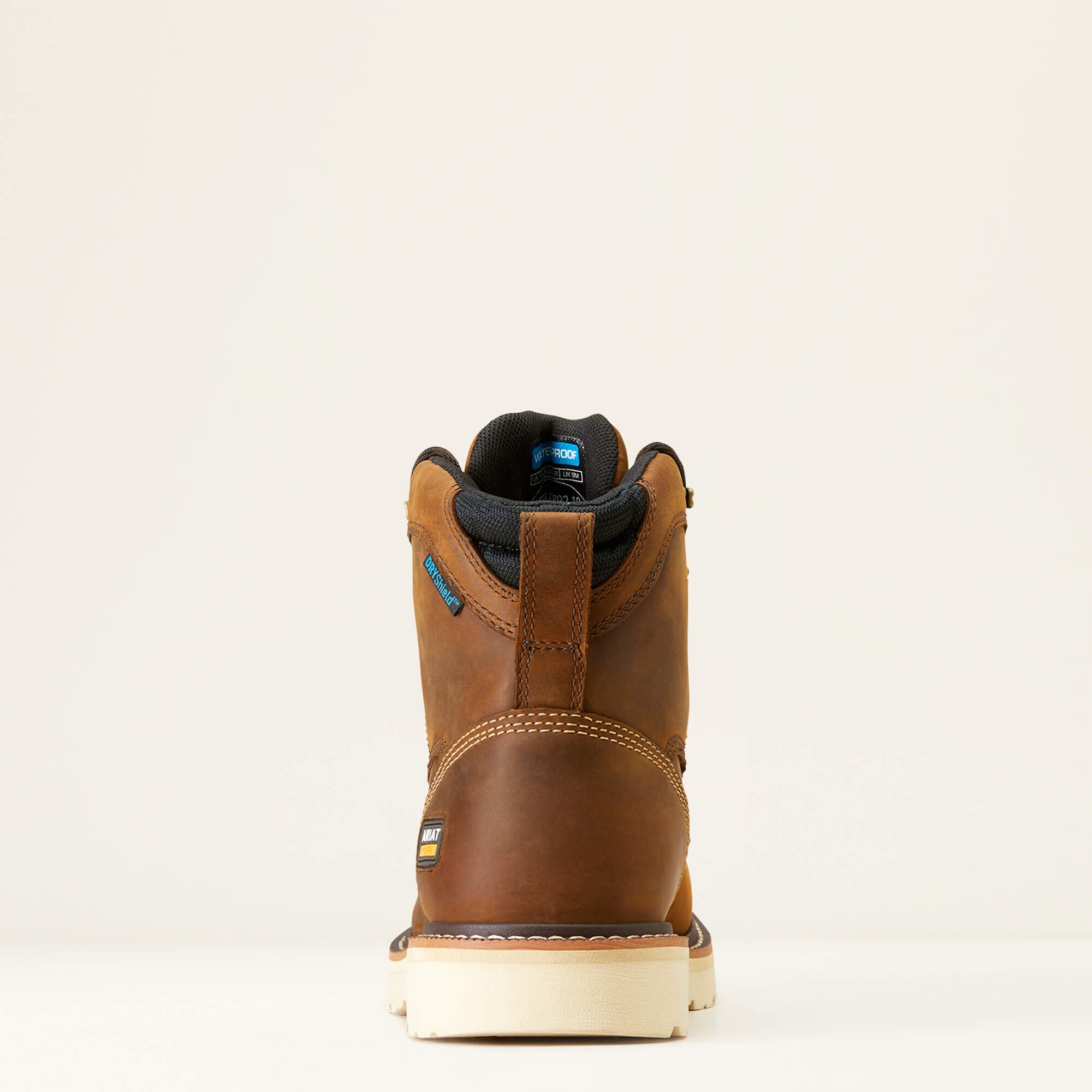 Rebar Lift 6" Waterproof Work Boot Men - DISTRESSED BROWN