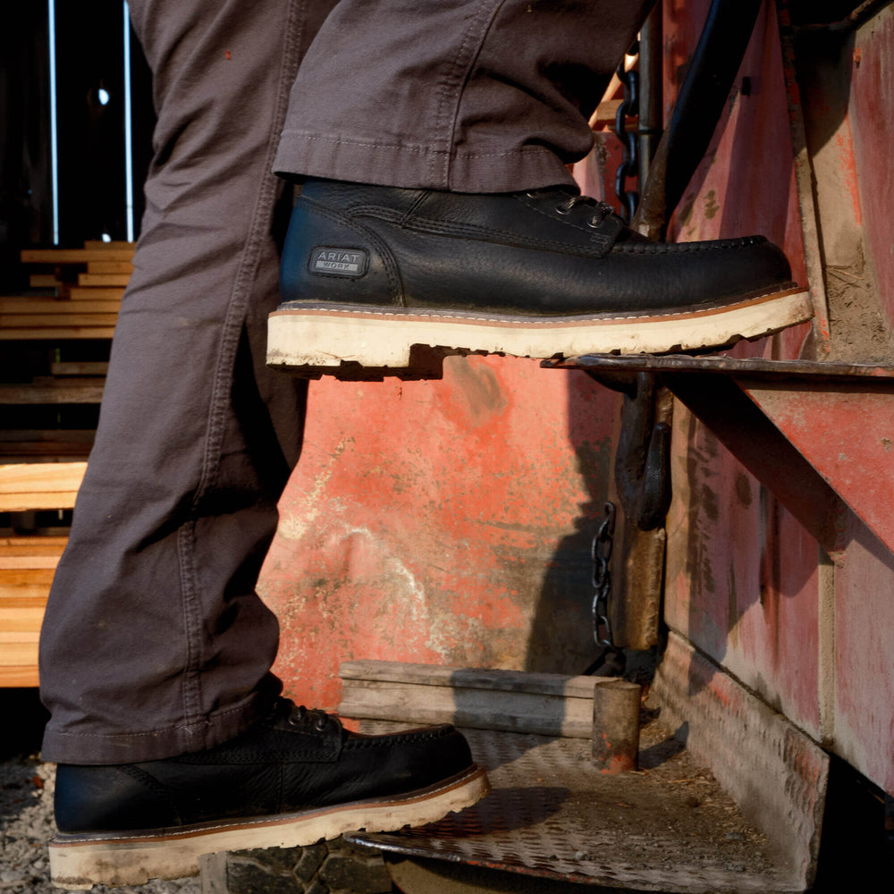 Rebar Lift 6" Waterproof Work Boot Men - BLACK