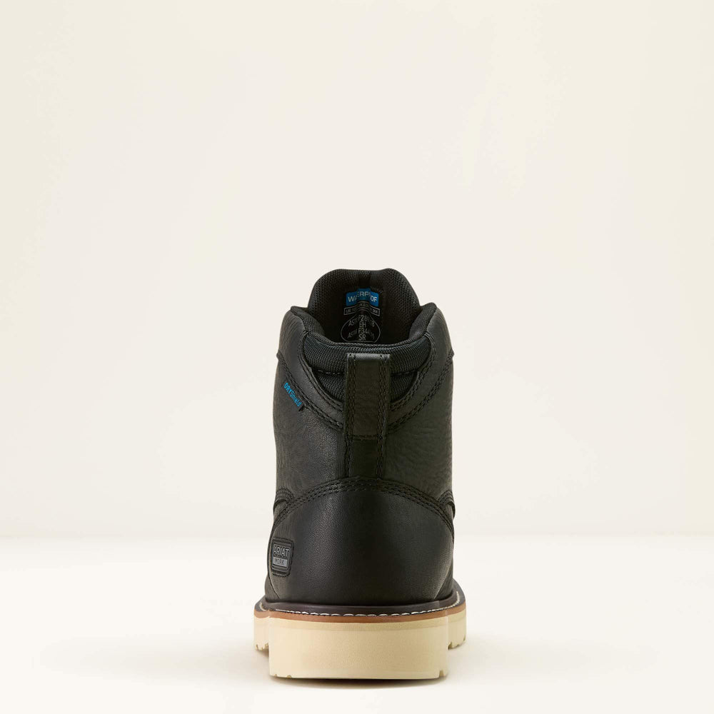 Rebar Lift 6" Waterproof Work Boot Men - BLACK