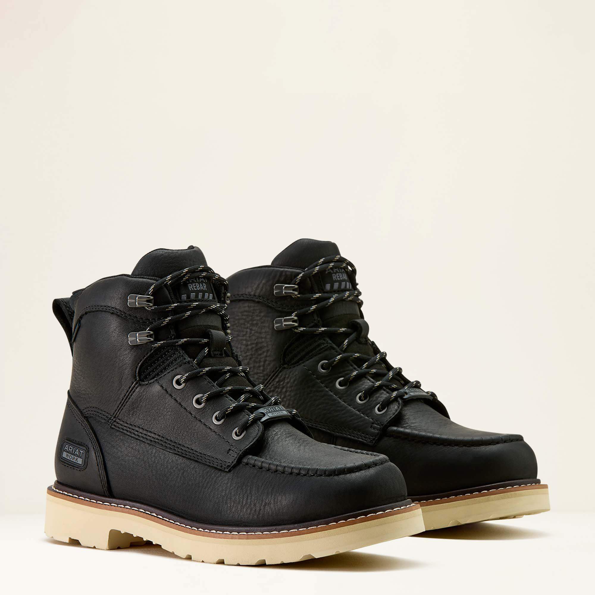 Rebar Lift 6" Waterproof Work Boot Men - BLACK