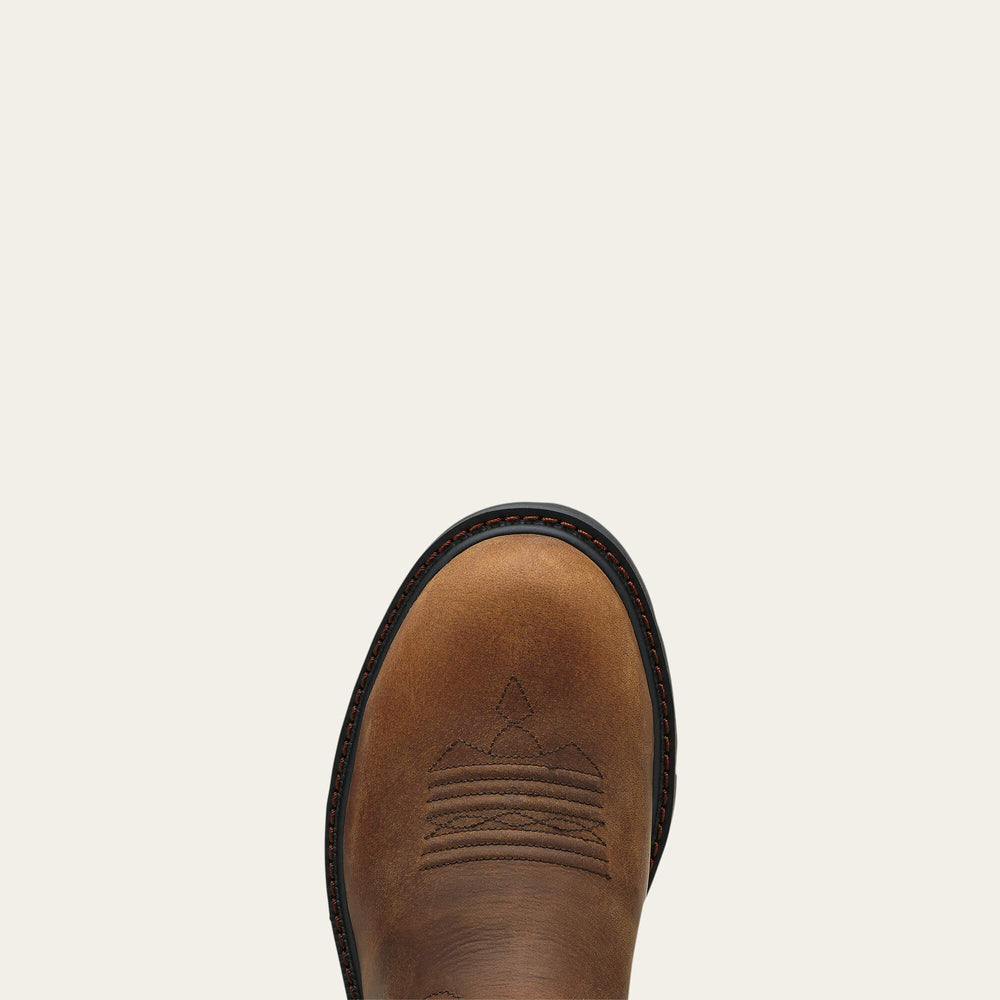 Groundbreaker Steel Toe Work Boot Men - BROWN