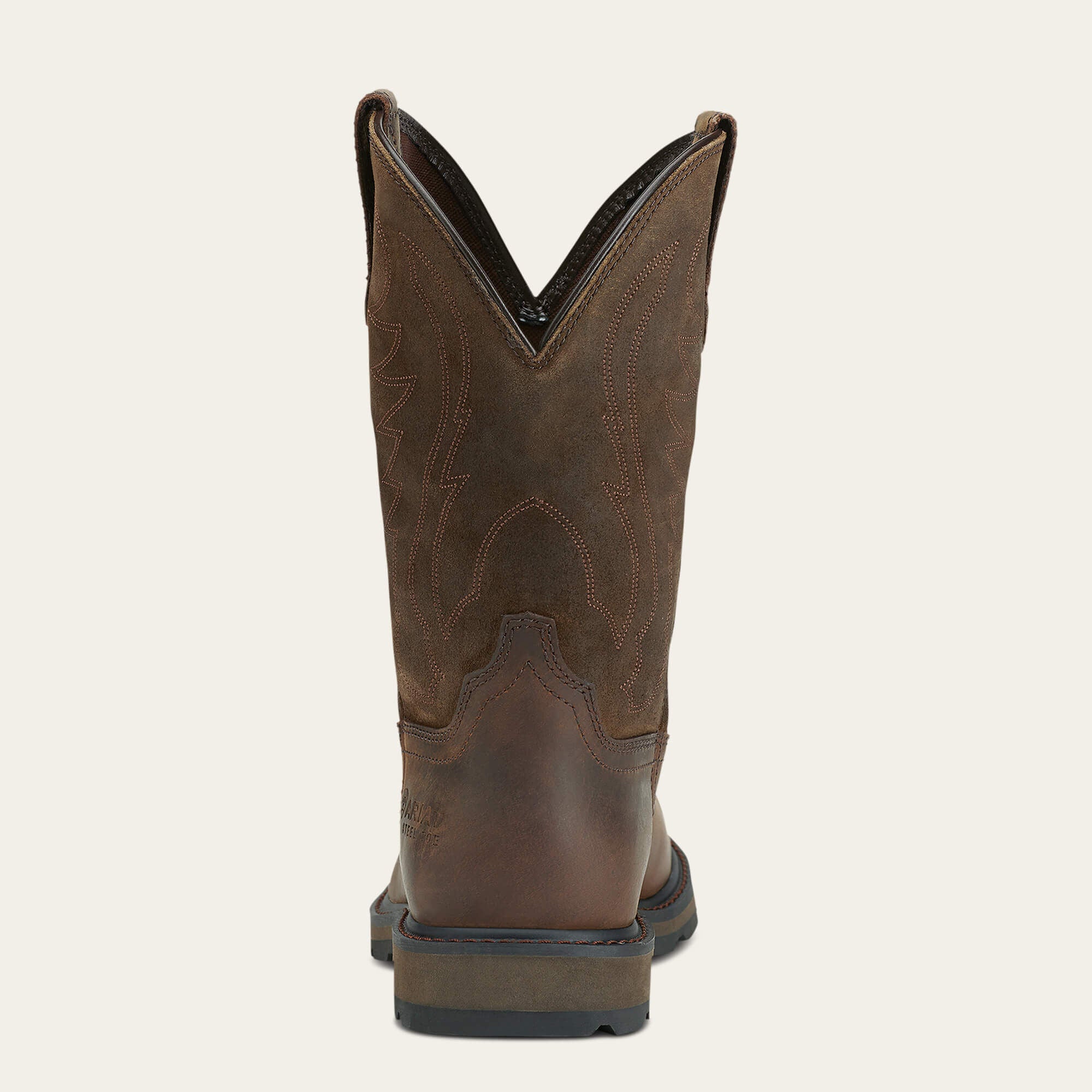 Groundbreaker Steel Toe Work Boot Men - BROWN