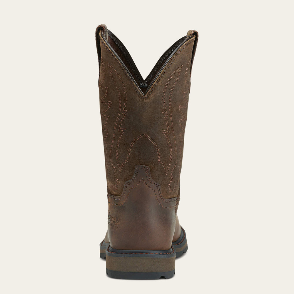 Groundbreaker Steel Toe Work Boot Men - BROWN