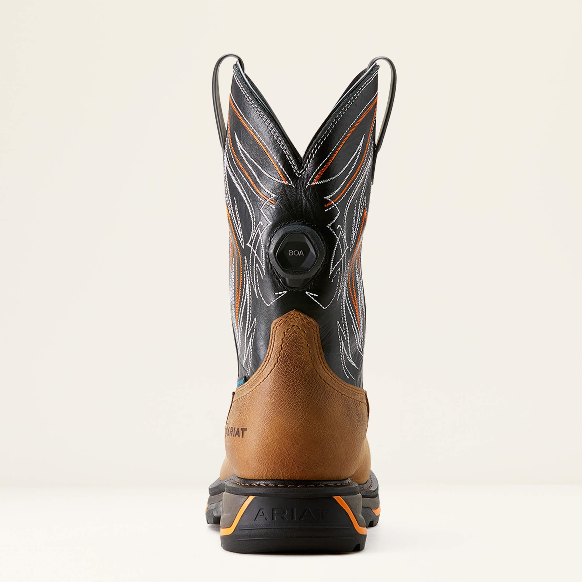 Big Rig BOA Waterproof Composite Toe Work Boot Men - NATURAL TAN/BLACK