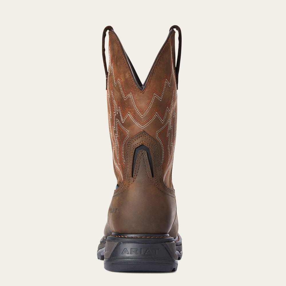 Big Rig Waterproof Composite Toe Work Boot Men - DARK BROWN