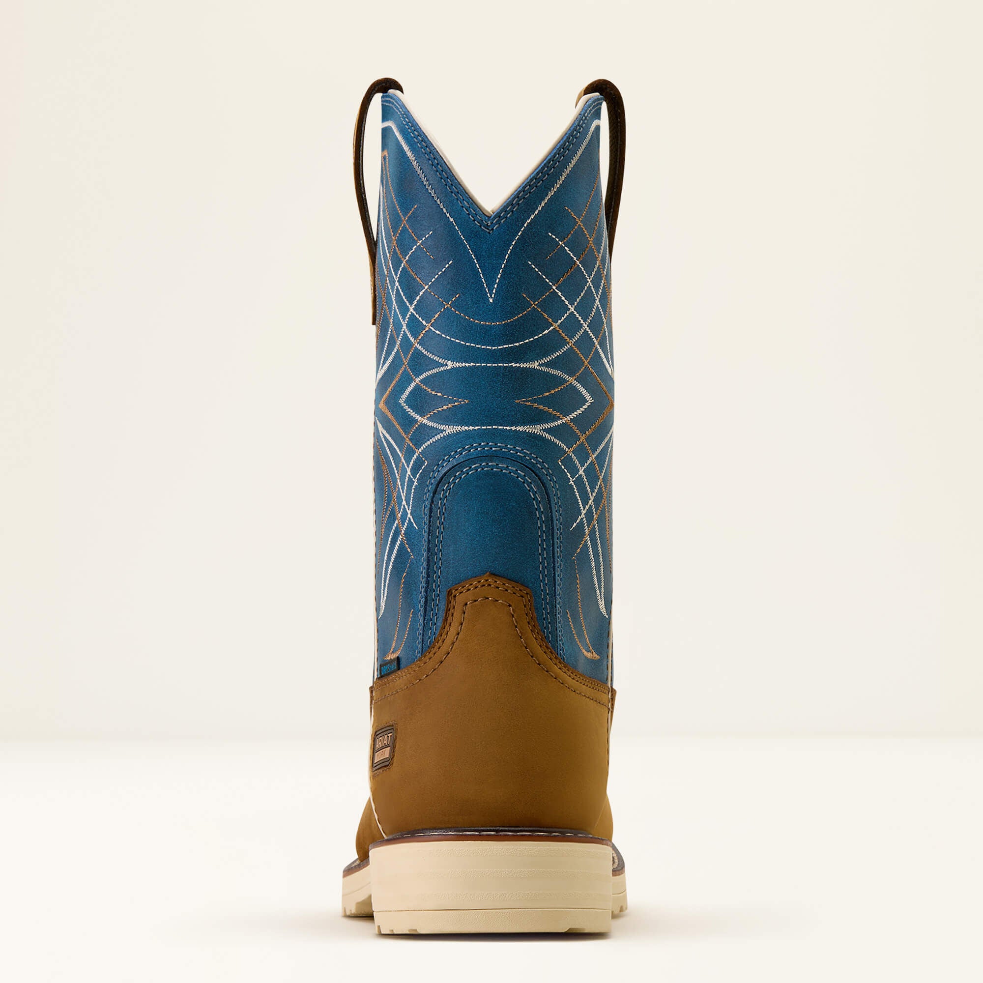 Activator Waterproof Steel Toe Work Boot Men - DUSTED BROWN/BASIN BLUE