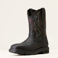 Sierra Shock Shield Steel Toe Work Boot Men - BLACK
