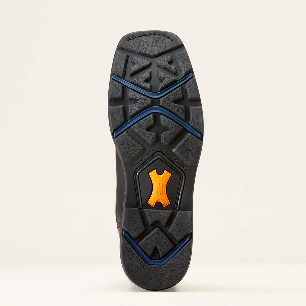 Sierra Shock Shield Steel Toe Work Boot Men - BLACK