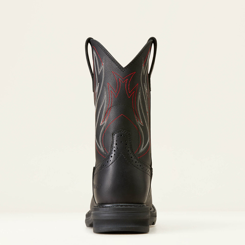 Sierra Shock Shield Steel Toe Work Boot Men - BLACK