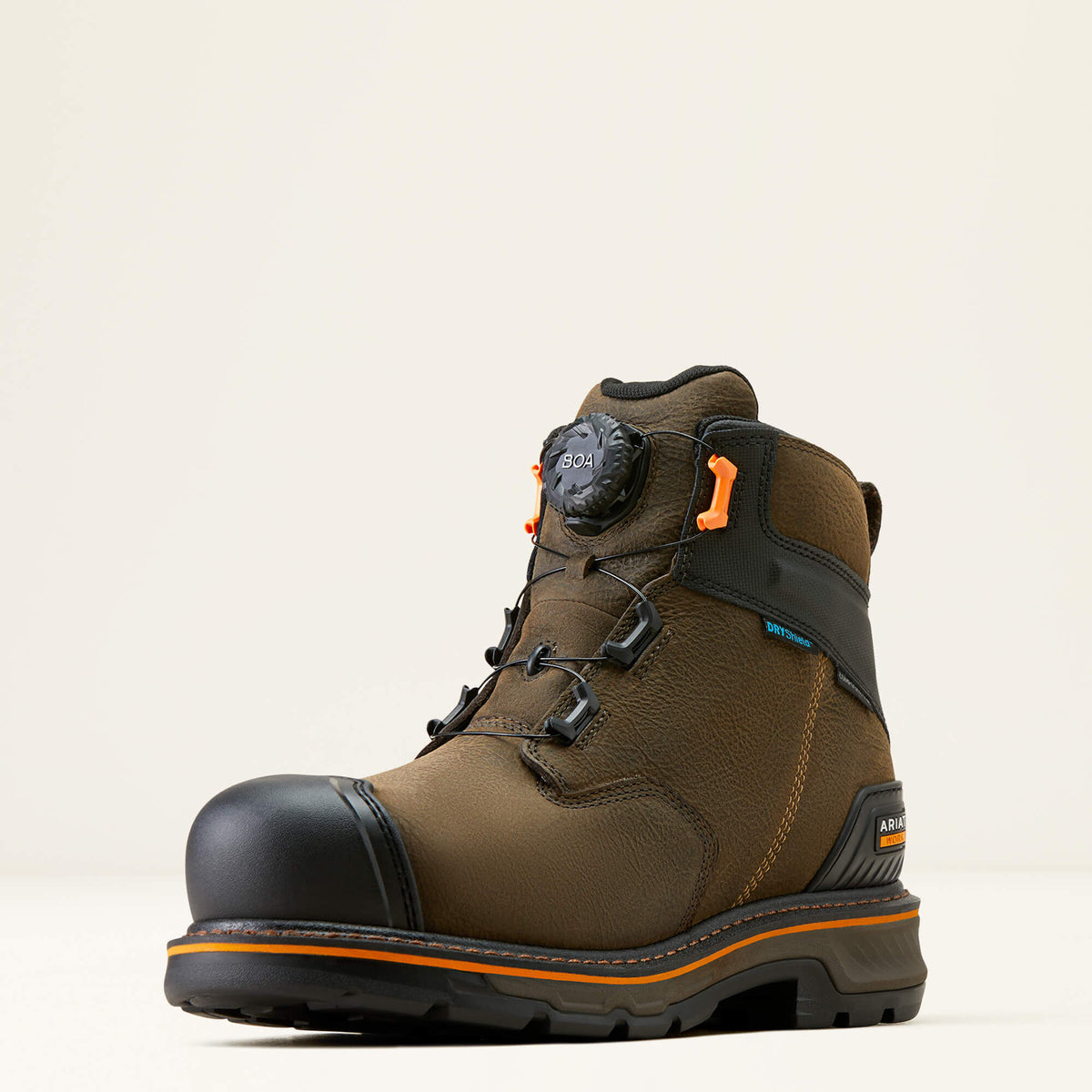 Stump Jumper 6" BOA Waterproof Composite Toe Work Boot Men - IRON COFFEE