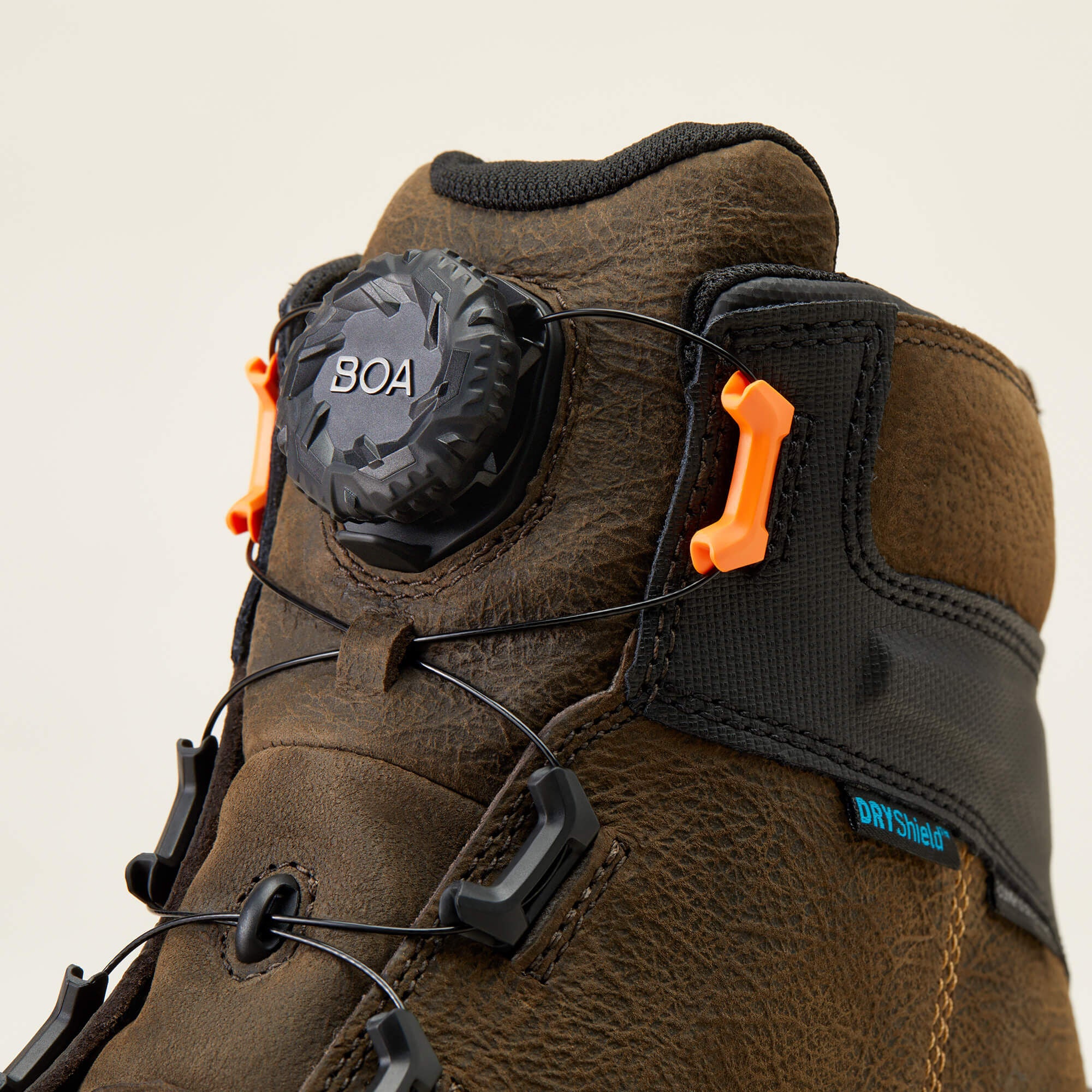Stump Jumper 6" BOA Waterproof Composite Toe Work Boot Men - IRON COFFEE