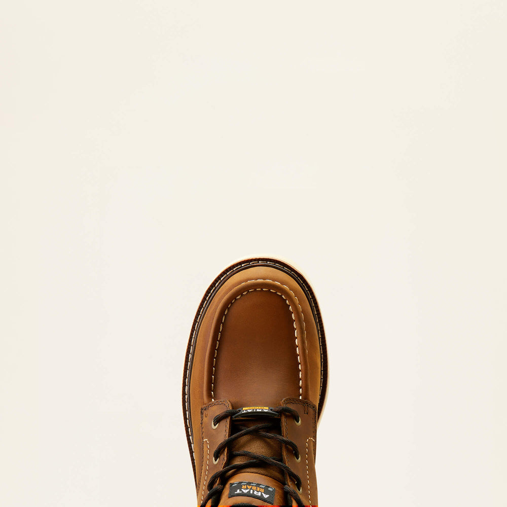 Rebar Lift Chukka Waterproof Work Boot Men - DISTRESSED BROWN