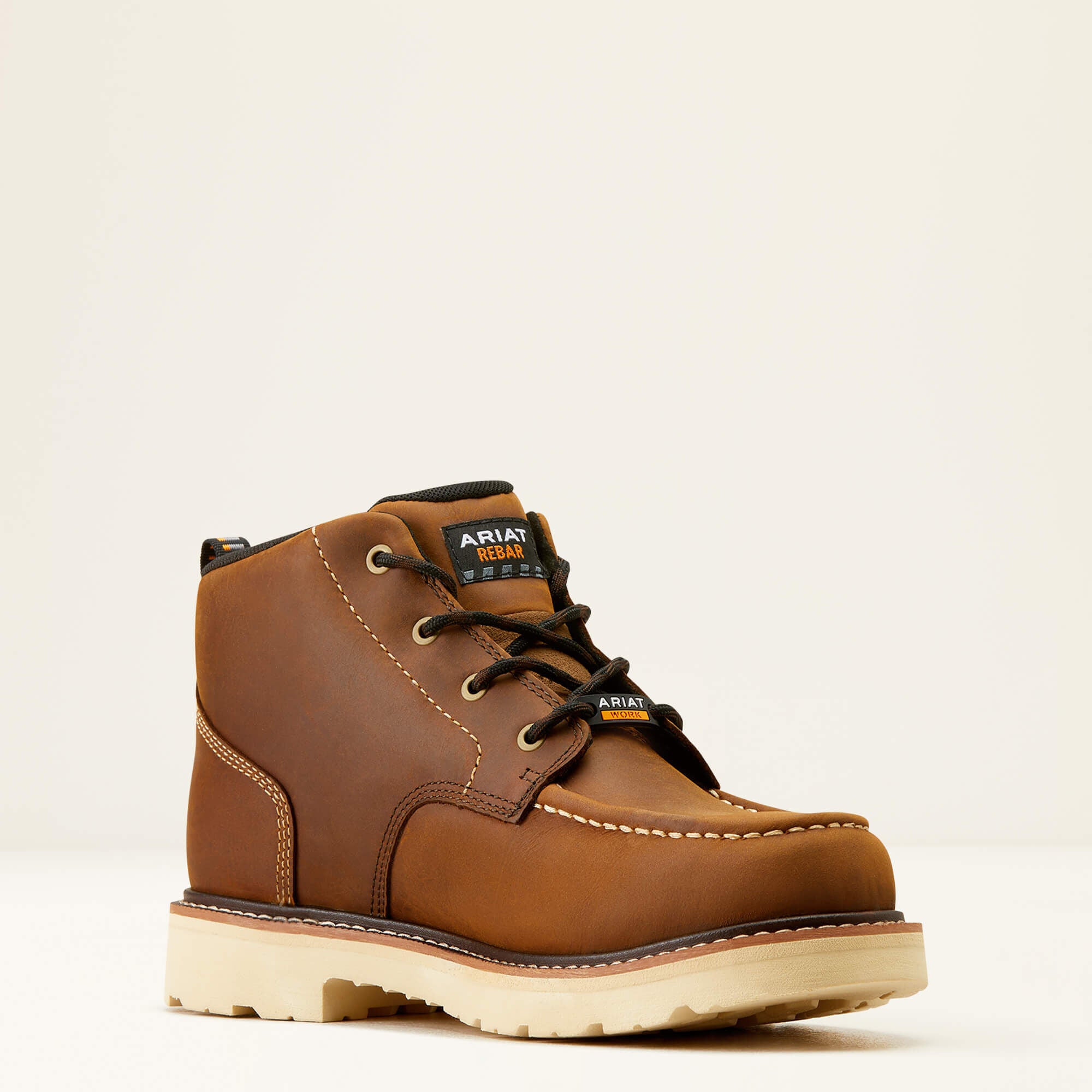 Rebar Lift Chukka Waterproof Work Boot Men - DISTRESSED BROWN