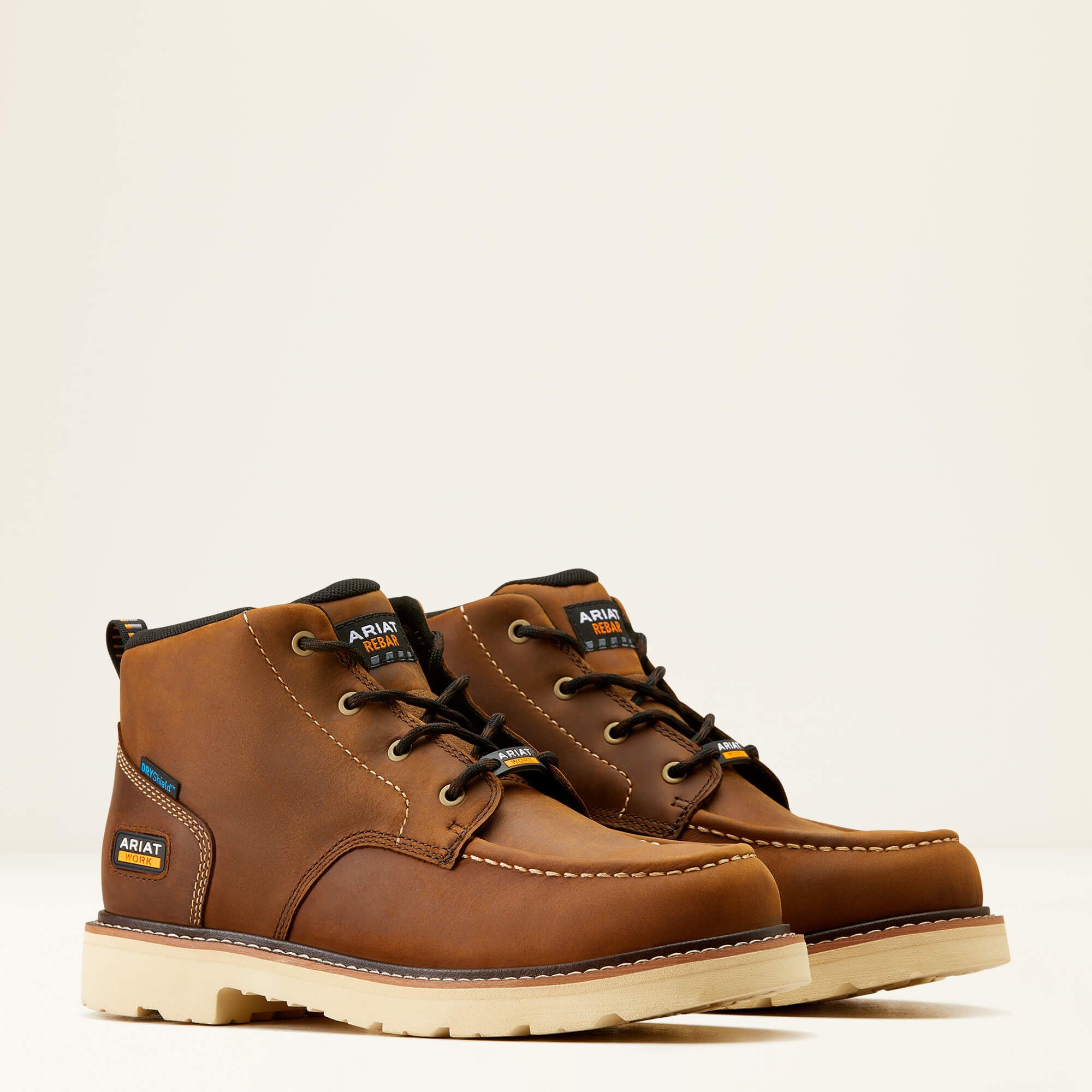 Rebar Lift Chukka Waterproof Work Boot Men - DISTRESSED BROWN