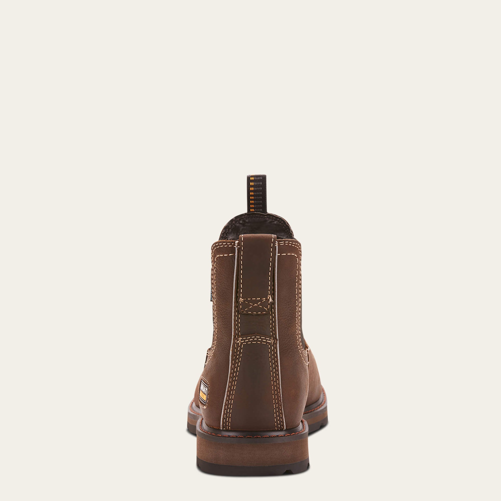 Groundbreaker Chelsea Waterproof Steel Toe Work Boot Men - DARK BROWN