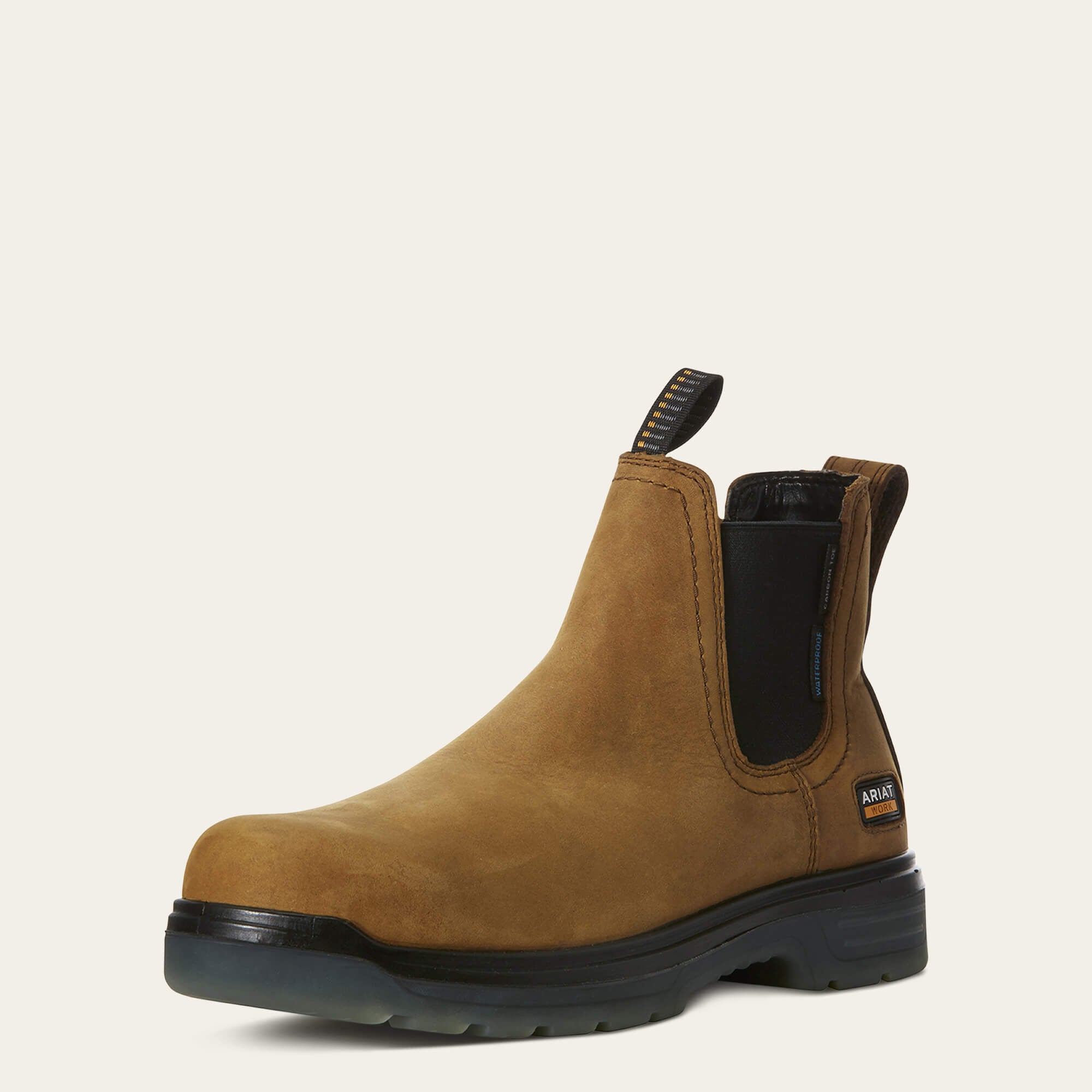 Turbo Chelsea Waterproof Carbon Toe Work Boot Men - AGED BARK