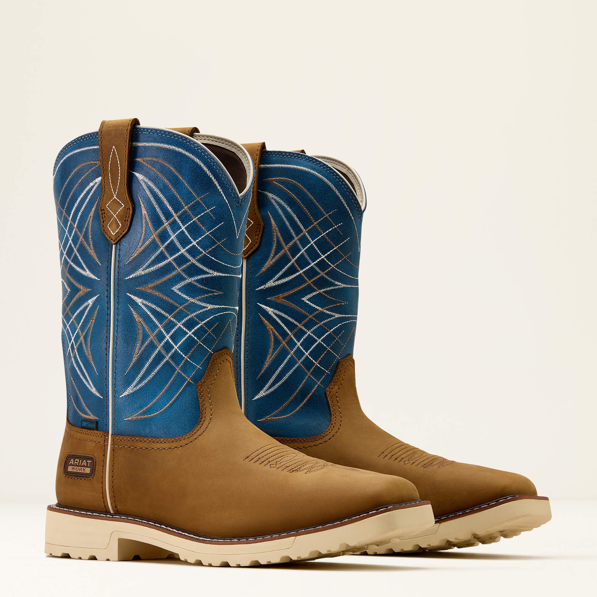 Activator Waterproof Work Boot Men - DUSTED BROWN/BASIN BLUE