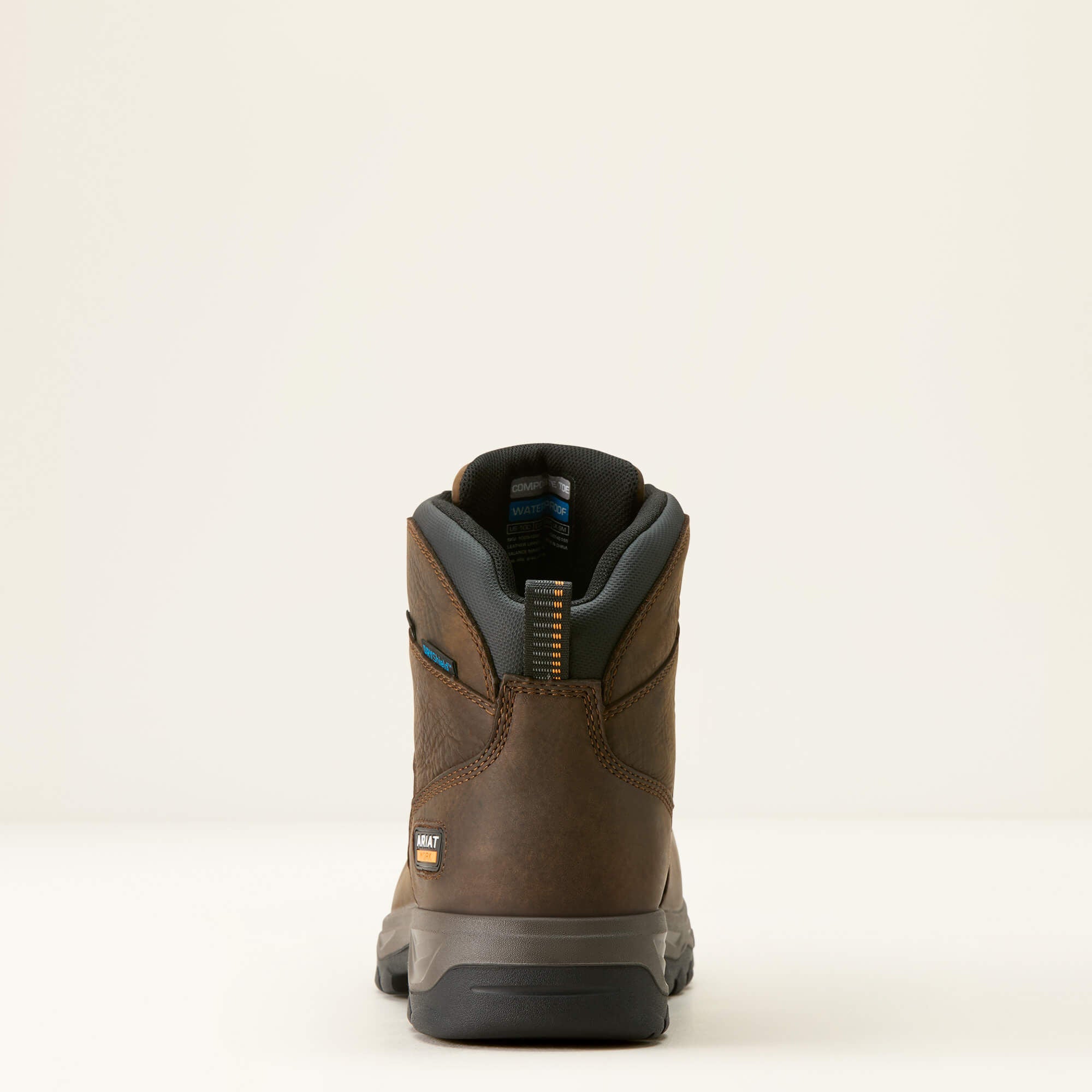 Turbo Duratread 6" Waterproof Carbon Toe Work Boot Men - DARK BROWN