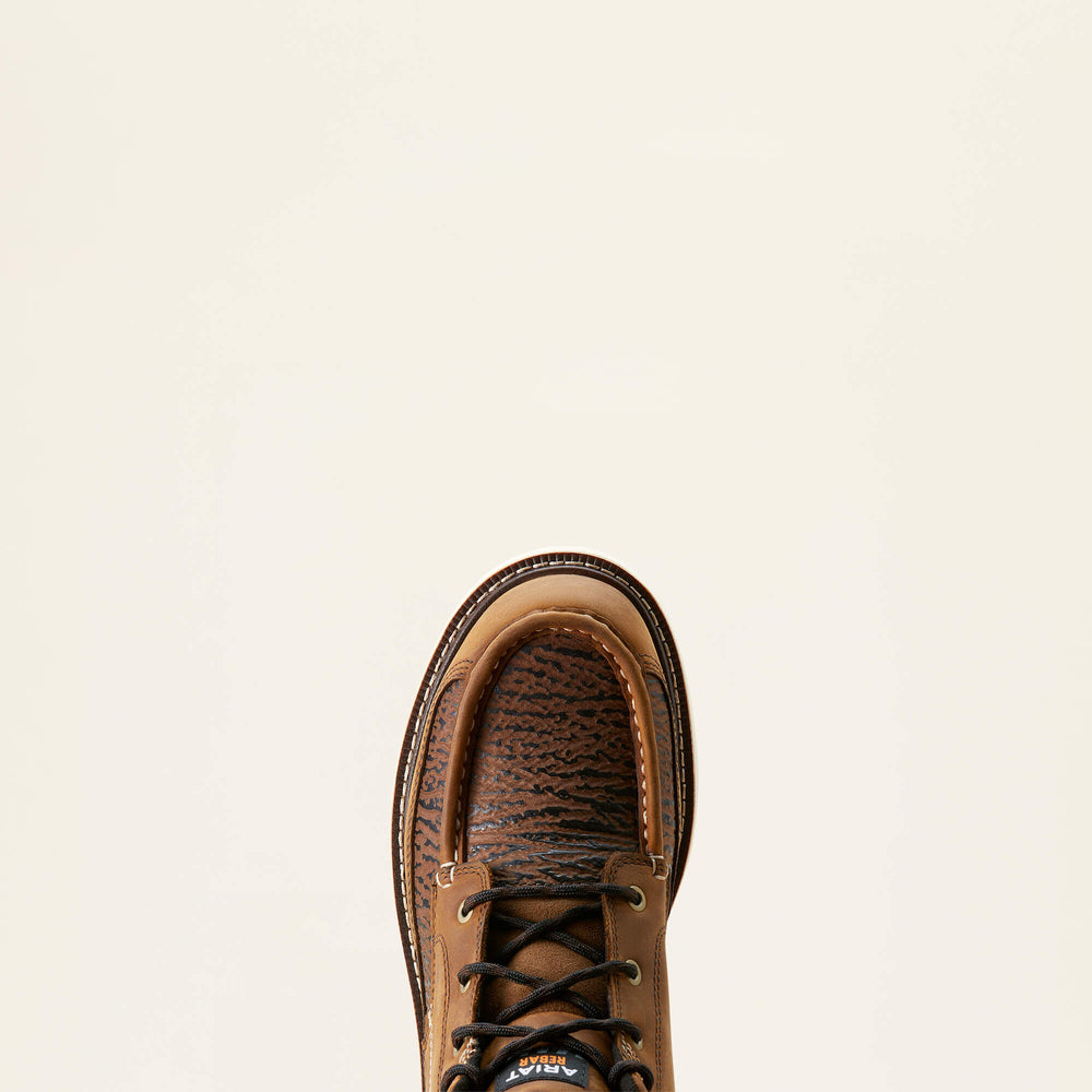 Rebar Lift Chukka Composite Toe Work Boot Men - DISTRESSED BROWN/SHARKSKIN PRINT