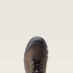 Treadfast 8" Waterproof Work Boot Men - DARK BROWN