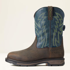 WorkHog XT BOA Waterproof Carbon Toe Work Boot Men - BRUIN BROWN