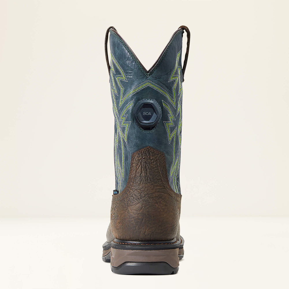 WorkHog XT BOA Waterproof Carbon Toe Work Boot Men - BRUIN BROWN