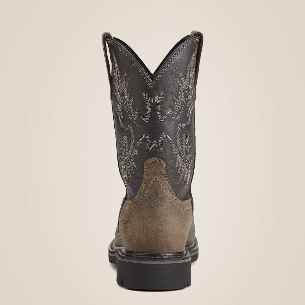 Sierra Puncture Resistant Steel Toe Work Boot Men - EARTH