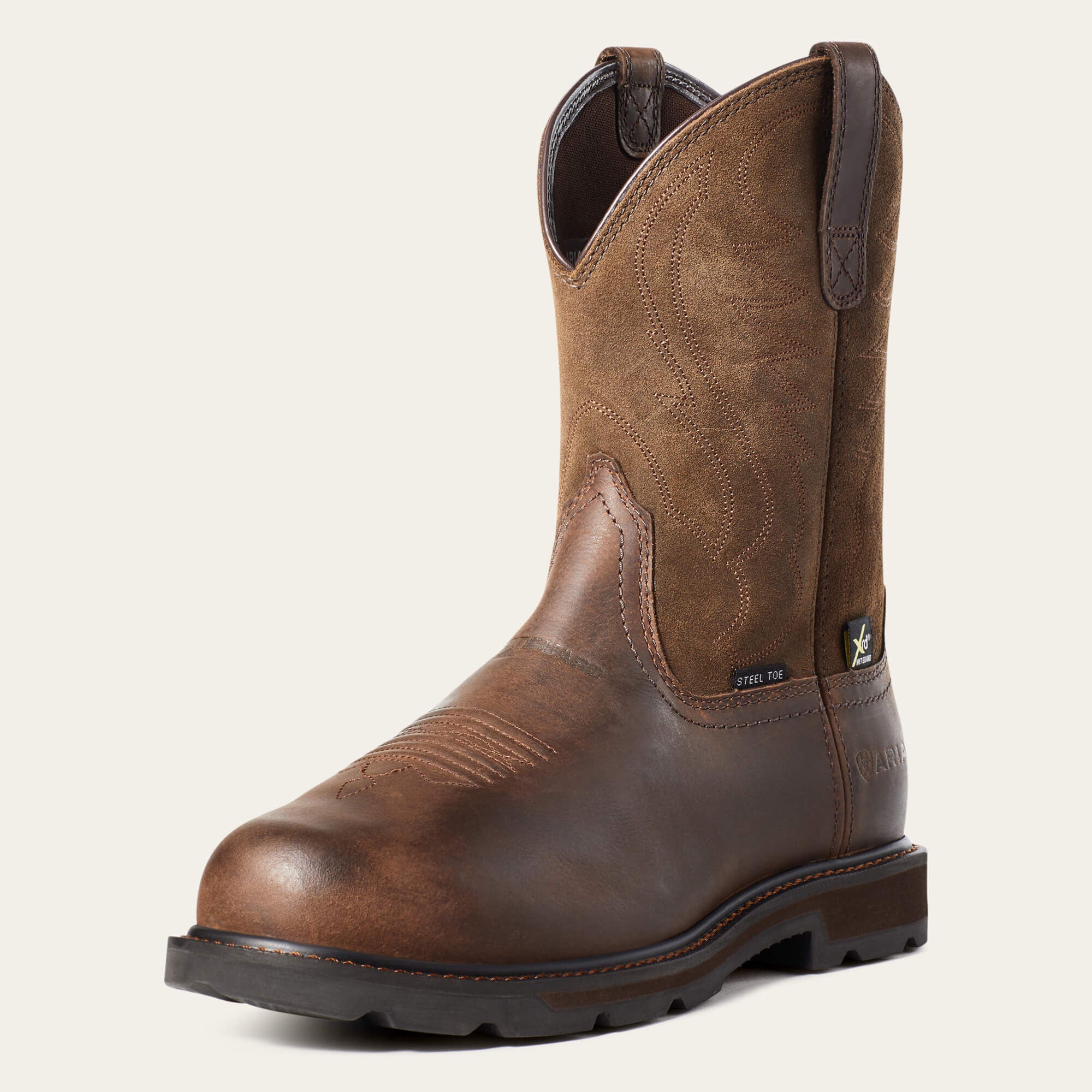 Groundbreaker MetGuard Steel Toe Work Boot Men - BROWN