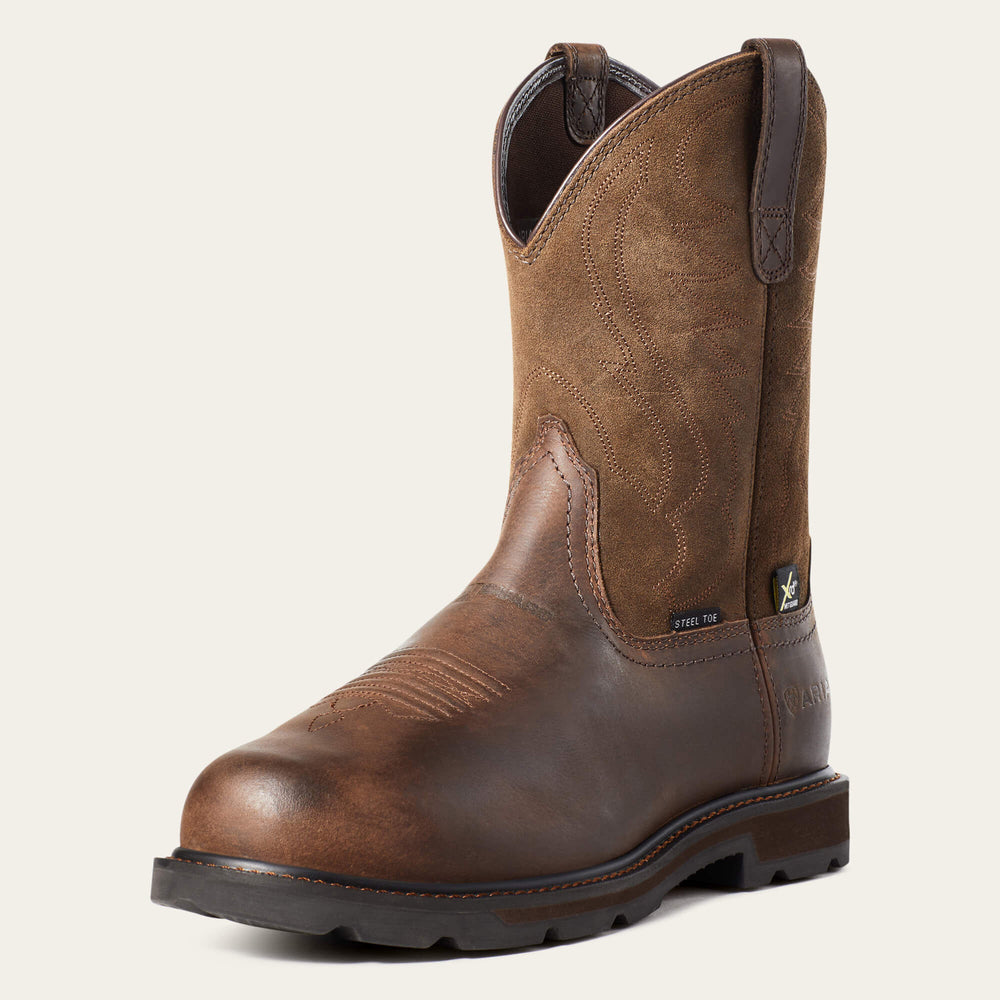 Groundbreaker MetGuard Steel Toe Work Boot Men - BROWN