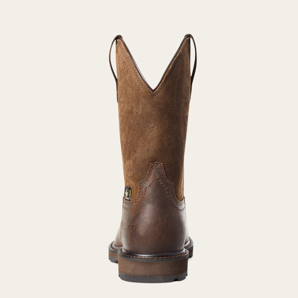 Groundbreaker MetGuard Steel Toe Work Boot Men - BROWN