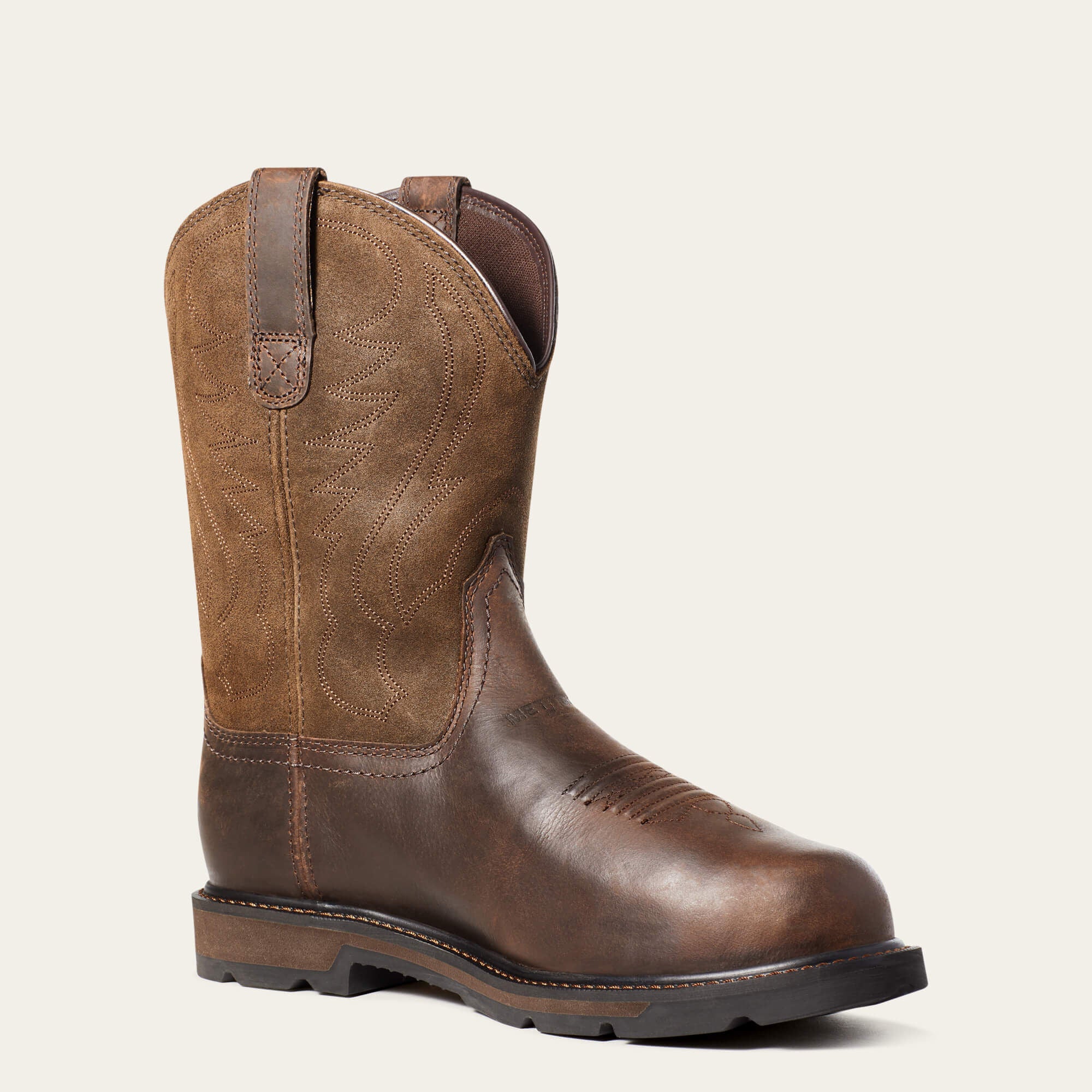 Groundbreaker MetGuard Steel Toe Work Boot Men - BROWN