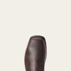 Rebar Flex Western Waterproof Composite Toe Work Boot Men - DARK BROWN
