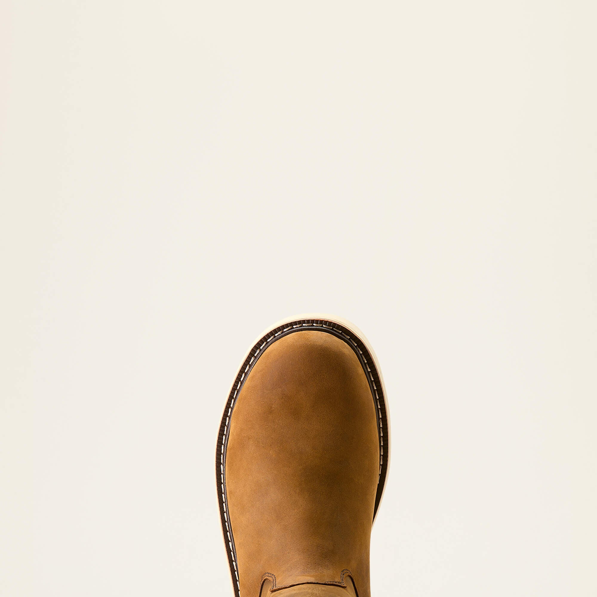 Rebar Wedge Pull-On Waterproof Work Boot Men - DISTRESSED BROWN