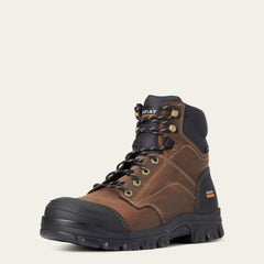 Treadfast 6" Steel Toe Work Boot Men - DISTRESSED BROWN