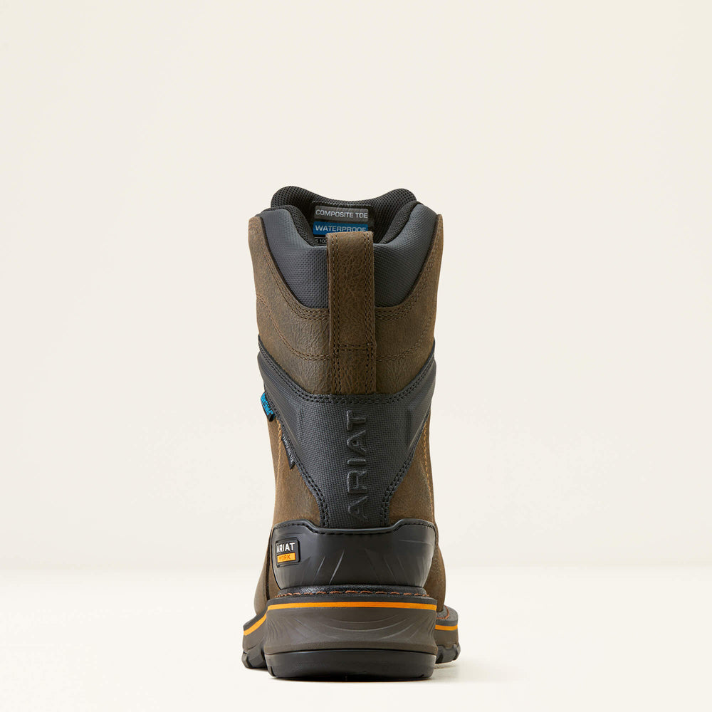 Stump Jumper 8" BOA Waterproof Composite Toe Work Boot Men - IRON COFFEE